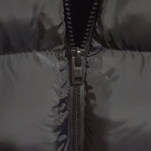 Superdry Mens Gold Puffer Coat Black Size XL