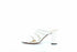 Schutz | Felisa Block-Heel Sandals | White Size 8