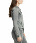 William Rast Women's Farrah Zip-Front Denim Jacket Gray Size XXL