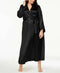 Flora by Flora Nikrooz Plus Size Satin Stella Robe Black Size 1X