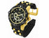 Invicta Men's Pro-Diver 23702 Black/Gold Tone 50MM Case Chronograph Watch W CASE