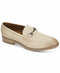 Kenneth Cole New York Men's Slip On Loafer with Bit Detail Beige Size 7M