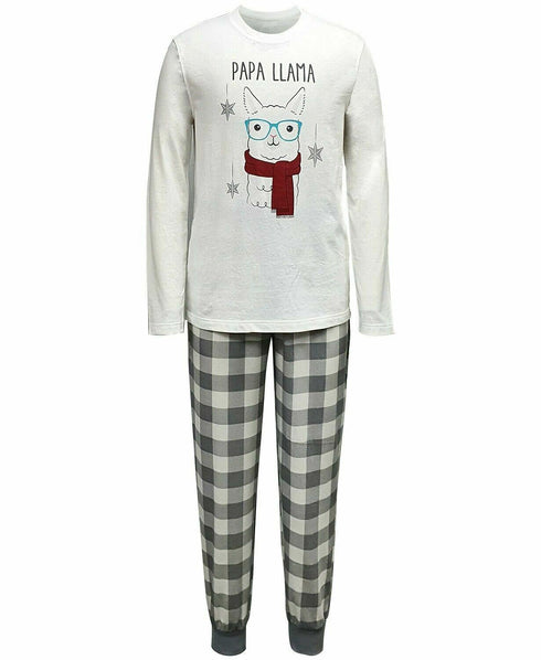 Matching Men's Holiday Llama Family Pajama Set Size XL