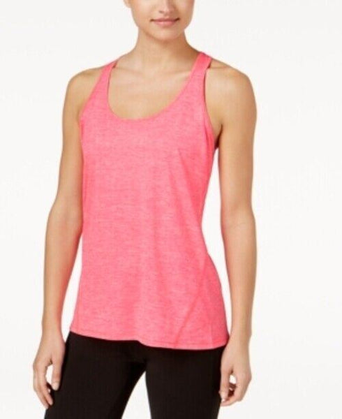 Ideology Rapidry Heathered Racerback Performance Tank Top Pink XL