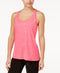 Ideology Rapidry Heathered Racerback Performance Tank Top Pink XL