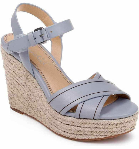 Splendid Taffeta Espadrille Wedge Sandal, Size 10 M - Blue