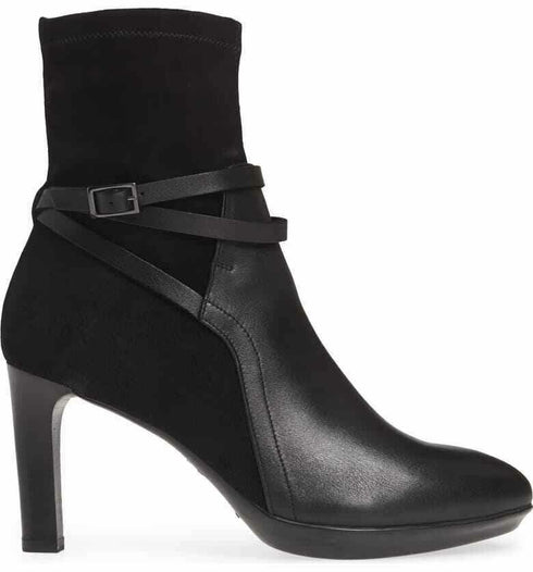 Aquatalia Ryann Weatherproof Suede Bootie Women's Black Size 9.5 M Msrp $550