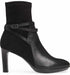 Aquatalia Ryann Weatherproof Suede Bootie Women's Black Size 9.5 M Msrp $550