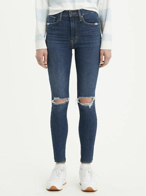 Levi’s Women’s Mile High Super Skinny Jeans Size 00 Medium Shady Business 24x30