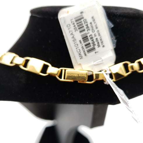 Michael Kors Women's Mercer Link Sterling Silver Necklace MSRP $495