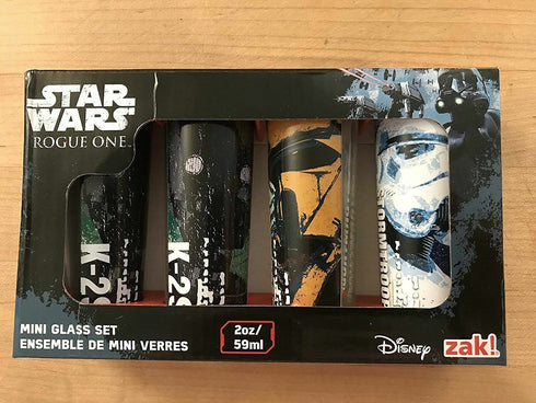 Zak Drinkware Set - Rogue One: A Star Wars Story Mini Shot Glasses 4 pack - 2oz