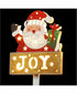 National Tree Company National Tree PreLit 35" Santa with JOY Sign
