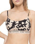 CALVIN KLEIN CK One Cotton Unlined Bralette QF5727 Cut out Print Size Small