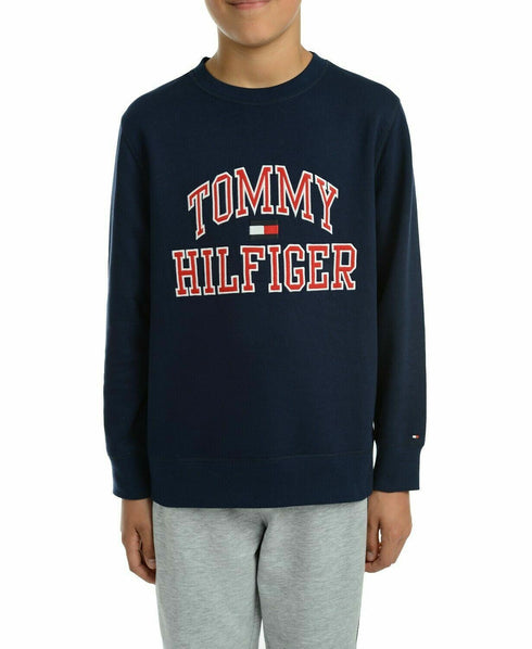 Tommy Hilfiger Big Boys Henry Fleece Logo Sweatshirt Size Large 16/18