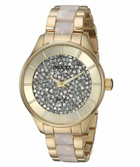 Invicta Women's Angel Quartz WatchvStainless-Steel Strap Two Tone Model: 24666