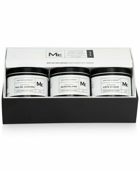 Melted Element 3-Pc. Relax Travel Candle Gift Set