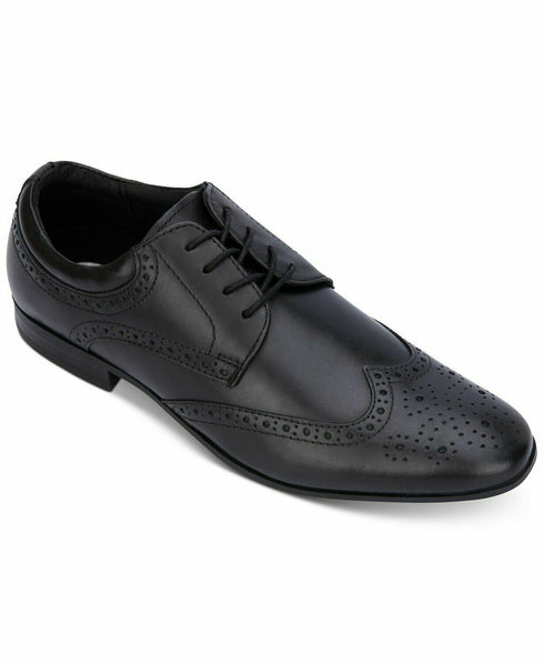 Kenneth Cole Reaction Mens Zeke Lace Up Oxford Black Size 9.5 Medium
