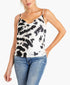 Q & A Tie-Dyed Tank Top Black Tie-Dyed Size Large