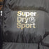 Superdry Mens Gold Puffer Coat Black Size XL