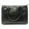 SALVATORE FERRAGAMO BRIANA SATCHEL TOTE BAG BLACK SOFT CALF LEATHER MRSP:$1,250