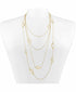 RACHEL Rachel Roy Gold-Tone Open Leaf 21" Multi-Strand Necklace