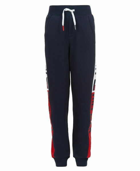 Tommy Hilfiger Big Boys Chaka Logo-Panel Fleece Sweatpants XL (7)