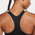 Nike Women's High-Neck Colorblock Medium-Support Sports Bra Black White XS
