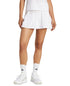 adidas Women's Club Wavy-Print Tennis Mini Skort White M