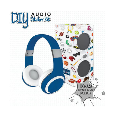 Gabba Goods Diy Patch Kit- with Headphones, a Bluetooth Speaker, & a Sticker Set