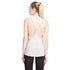 Velvet Rose Open Back Tank, Gray Black Heather Size XL