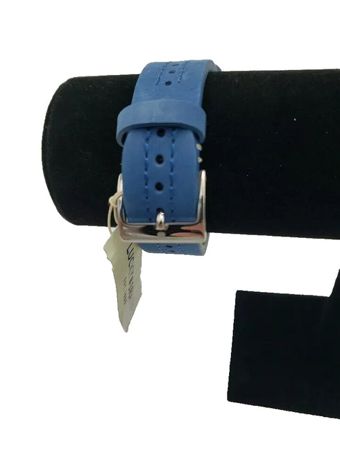 Lucky Brand Fairfax Genuine Suede Band 40mm Watch 50m Water Resistant Blue