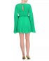 BCBGMAXAZRIA Pleated Mini Dress 6 Vibrant Green