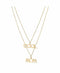 ADORNIA "COOL MOM" Layered Necklace