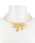 Robert Lee Morris Soho Gold-Tone Sculptural Fan Wire Collar Necklace $58