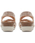 Clarks Women's Calenne Clara Strappy Wedge Sandals Bronze Size 9W