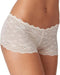 B.tempt'd by Wacoal Inspired Eyelet Boy Shorts Panties Peach Size Large