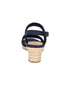 Bella Vita Women's Mariella Espadrille Wedge Sandals Navy Suede Size 8.5M