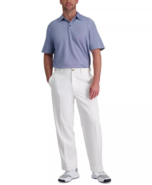 Haggar Men's Cool 18 PRO® Classic-Fit Flat Front Stretch Dress White 34x30
