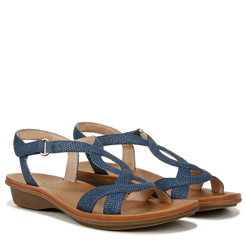 Soul Naturalizer Women's Solo Strappy Sandals Blue Size 9.5M