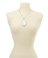Charter Club Silver Leaf Statement Necklace, 12" + 3" Extender - MSRP $39.50