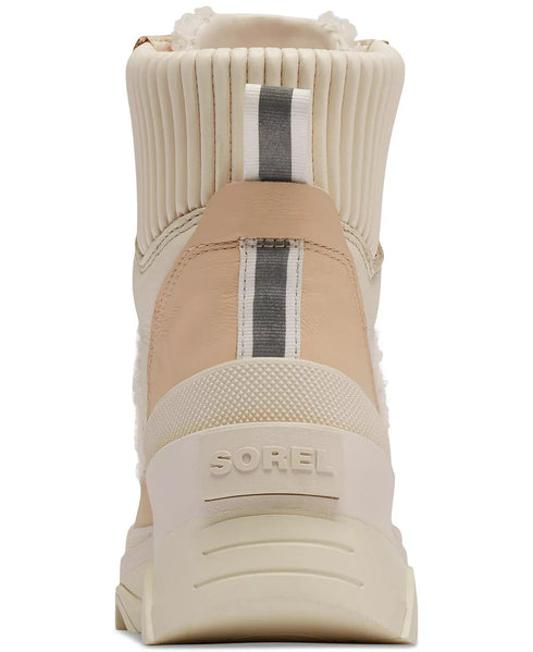 Woman's Boots SOREL Brex™ Boot Cozy Lace Waterproof Nova Sand Sea Salt Size 9M