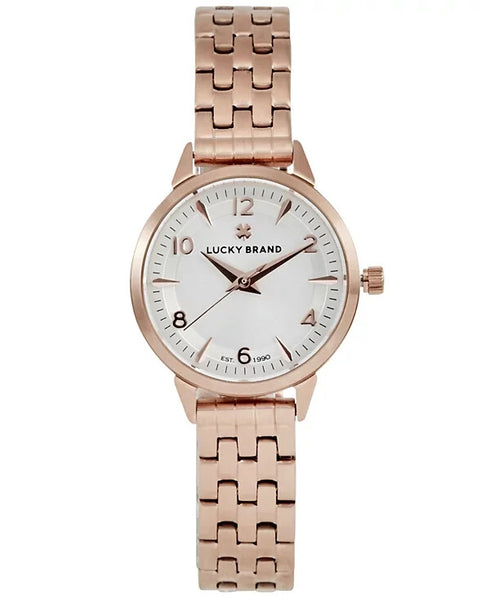 Lucky Brand Women's Torrey Mini Rose Gold-Tone Stainless Steel Watch 28mm $145