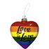 TMD Holdings Rainbow Pride 2019 Love Is Love Christmas Ornament 4" H