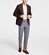 Michael Kors Men's Classic Fit Wool Blend Sport Coats Burgundy Size 38R