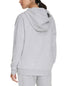 Calvin Klein Women's Eco Fleece Logo Pullover Hoodie Gray XS