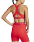 adidas Women's Medium-Impact Logo-Band Sports Bra Ruby XL