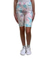 IMPERIAL STAR Girls Tie-Dye Bike Short Pink Cloudy Size L