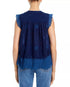 Johnny Was Zahyra Firefly Glow Blouse Blue XS