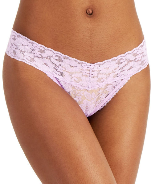 INC International Concepts Womens Lace Thong Lavender Underwear Size XXL