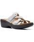 Clarks Women's Merliah Karli Slip-on Strappy Sandals White Size 8N